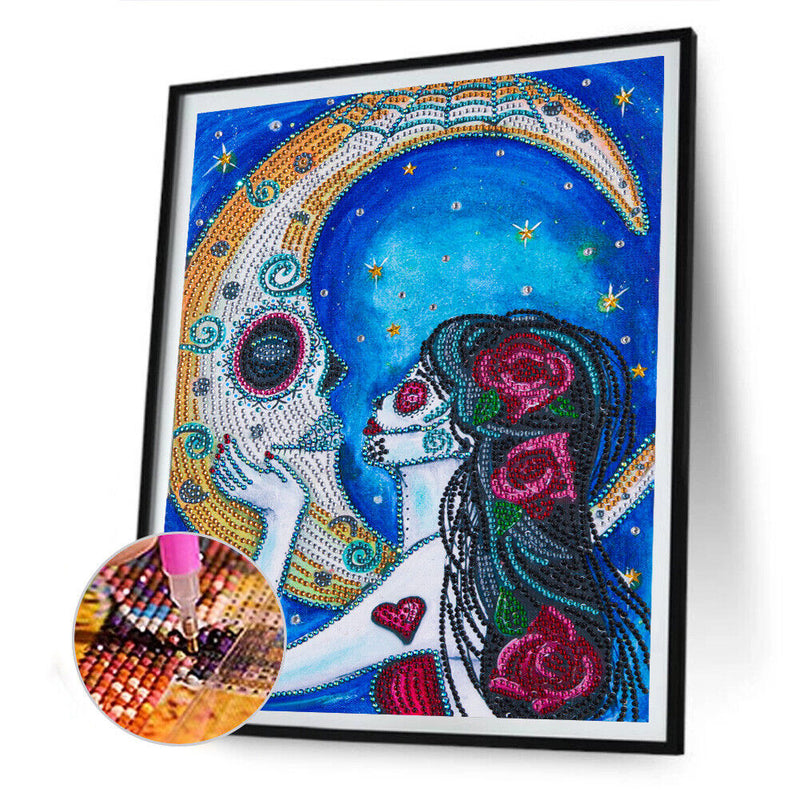 Partial Drill 5D DIY Special Shaped Diamond Painting Character Kit (AK040)