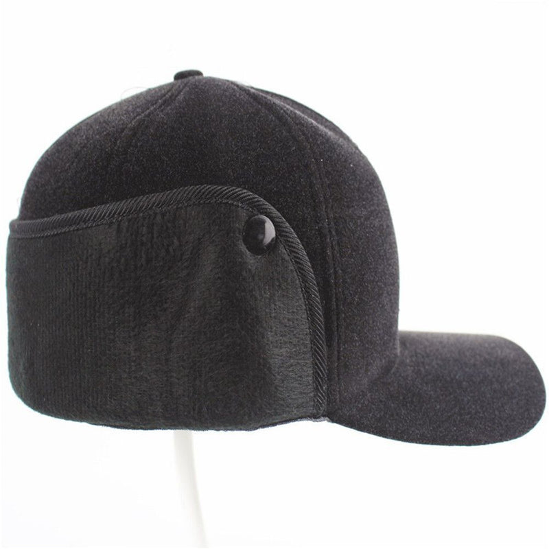 Hat Warm Waterproof Winter Baseball Cap for Men Hiking Cap Cotton Lined