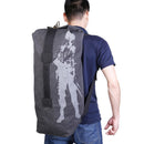 Sports Bicycle Rucksack Canvas Backpack for Outdoor Climbing Bag (Black L) Newly