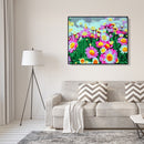 DIY Chrysanthemum Painting By Numbers Kit Hand Painted Canvas Oil Art Picture