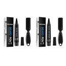 Four Prong Beard Filler Pencil Waterproof Moustache Coloring Pen (Black)