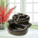 Incense Burner Ceramic Backflow Incense Cone Tower Holder for Home Office Dec