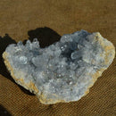Madagascar Celestite Crystal druzy cluster sky Blue Geode x 1 Pc Mineral Y0F7