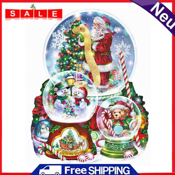 Diamond Painting DIY Christmas Crystal Ball Full Round Drill Rhinestone Kit