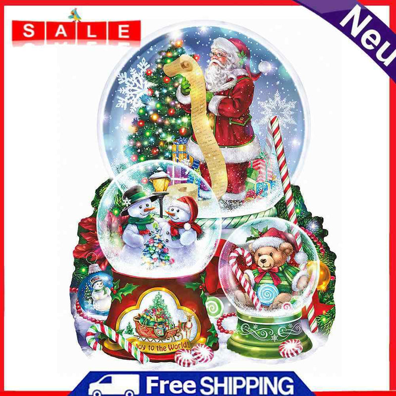 Diamond Painting DIY Christmas Crystal Ball Full Round Drill Rhinestone Kit