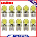 10pcs 12V T10 COB 6SMD LED Car Crystal Light Bulbs 360 ° Beaming Width Lamps