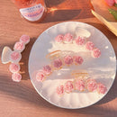 Fashion Rose Flower Hair Accessories Hair Claw Shark Clip Hairpin Catch Clip