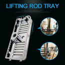 Shower Shelf Rectangle Detachable Lifting Storage Tray Holder Bath Plastic I7P7