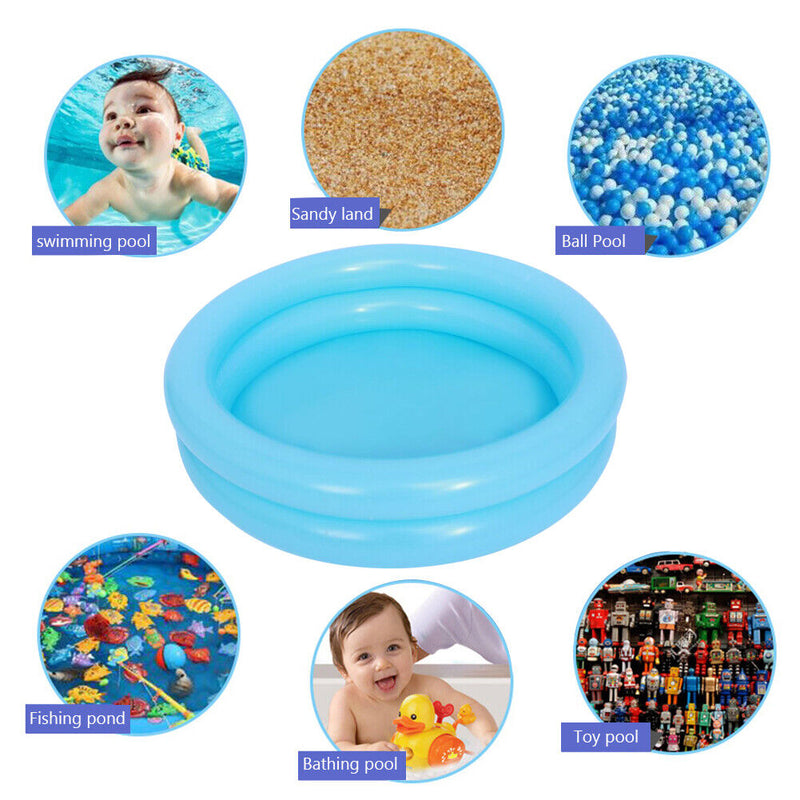Inflatable Swimming Pool Kids Outdoors Toys Round Garden Paddling for 0-3Y