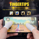 2x Breathable Game Controller Finger Cover Sweat Proof Thumb Sleeve (B)