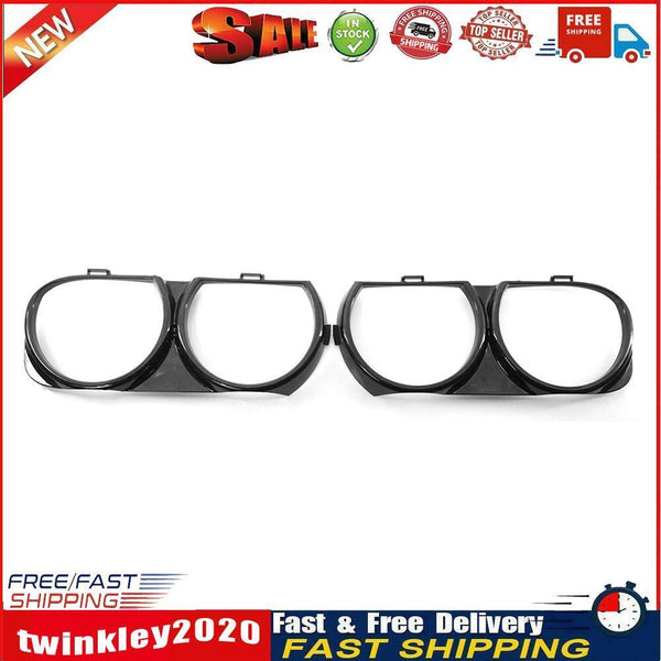 2pcs Front Headlight Lamp Bezel Trim Car Accessories for Dodge Challenger Newly