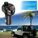 Car Charger FM Transmitter Bluetooth Car Audio MP3 Player Card TF J0E6 F9C8