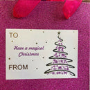 Luxury Christmas stickers labels gift tags present & envelope seals - Pack C