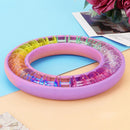 DIY Portable Bobbin Holder Silicone Round Needles Saver Sewing Tool (Pink) Newly