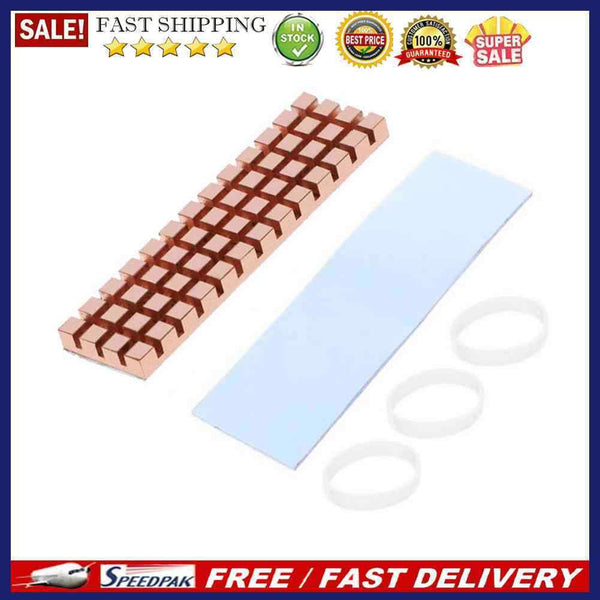 SSD Heat Sink Kit with Thermal Pad for M.2 2280 PCI-E NVME Computer Cooling P