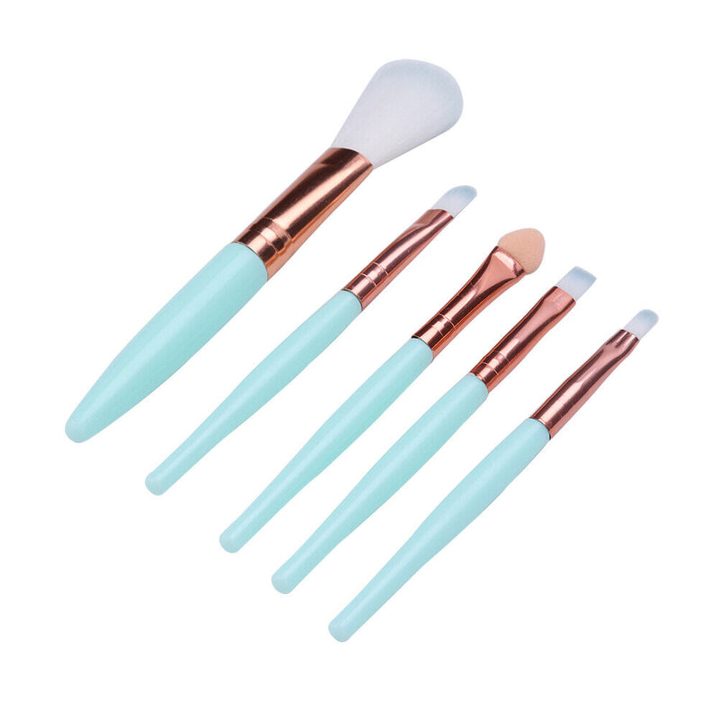 5pcs/Set Pro Eyes Makeup Brushes Kit Portable Eyeshadow Eyebrows Beauty Pens