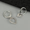 Drop Earrings Asymmetry Love Heart Earrings Irregular Earrings Jewelry