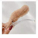 Headdress Hair accessories Hair clip Plush fleece Duckbill clip Hair catch