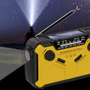 Emergency Solar Portable Hand Crank Weather Radio Power Charger Flash Bank F7K1