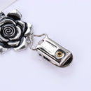 Flower Pattern Sweater Clips Cardigan Clip Duck Clip Clasps Shawl Brooch