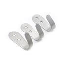 Stainless Steel Door Hook Set with Screws Clothes Hat Wall Hanger (3mm)