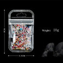 Decor AB Transparent Nail Art Crystals Bottle Caviar Glitter Micro Beads