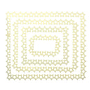 4pcs Metal Cutting Dies Stencils for DIY Scrapbooking (Rectangular Star)
