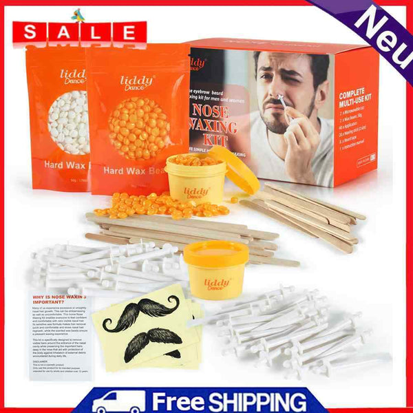 50g Nose Wax Kit Effective for Women Men Nasal Hair Trimmer Remover Safe Quick