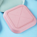 tray Fruit tray Small plate Tableware Square plate Spit bone dish Wheat straw