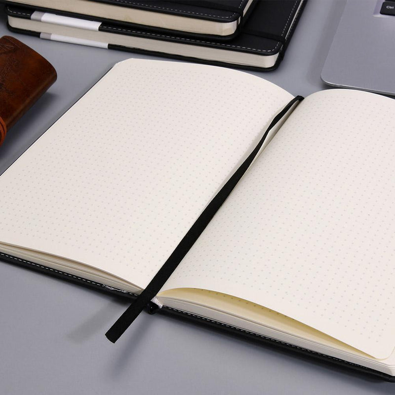 Hardcover 96 Sheets Wood-free Paper Notebook A5 Diary Writing Notepad(Dot) Newly
