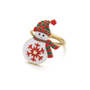 Craft Elk Merry Xmas Napkin Ring Mouth Ring Table Decoration Christmas Supplies