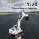 Remote Control Excavator Toys 1/20 11CH RC Digger Tractor with LED Sound