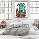 Handpainted DIY Garden House DIY Oil Paint by Numbers Pictures Craft Kit Gifts