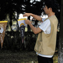 Outdoor Camping Bunting Pennant Garland Tent Scene Layout Triangle Hanging