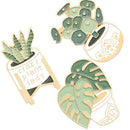 Bag Backpacks Lapel Pin Custom Crazy Plant Lady Enamel Pins Potted Plant Badge