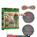 Plant Grow Bag 2 Pack Wall Hanging Felt Garden Planter Container (Grey 1) Newly
