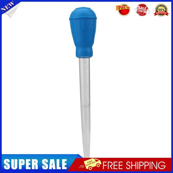 Manual Fish Tank Aquarium Feed Water Changer Mini Suction Pipe Tool (Blue)