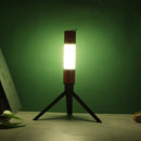 Camping LED Telescopic Flashlight with Tripod Nuts Rechargeable Torch (C)