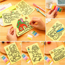 Activities 10Pcs Graffiti DIY Handmade Sand Painting Handmade Materials Make