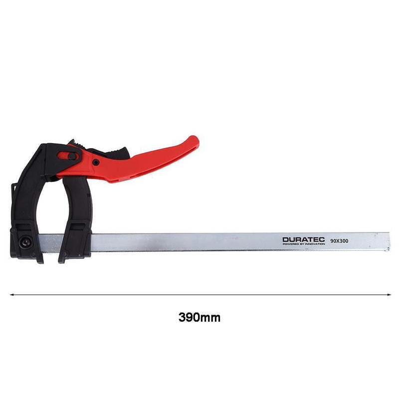 DURATEC Ratchet F Clamp Woodworking Clamp Quick Grip Wood Clip (DT64090300)