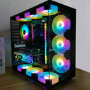 Quiet 6 PIN Cooling Fans RGB Computer Case Fan Radiator Chassis Fan Heatsink