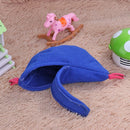 Warm Banana Hamster Hammock Hang Cage Pet Birds Sleeping Nest House (Blue)