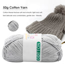 Soft Solid Color Baby Milk Cotton Yarn DIY Scarf Sweater Crochet Knitting Yarn