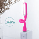 LED USB Lamp Mini Portable Laptop Book Reading Desk Night Lighting (Pink) Newly