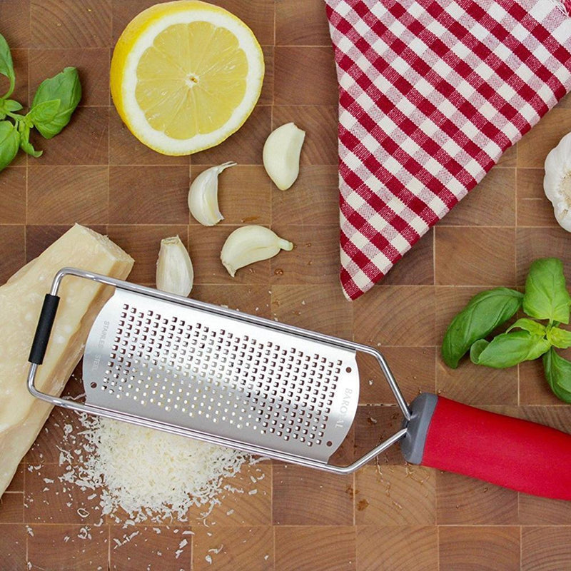 Stainless Steel Garlic Ginger Lemon Grating Zester Cheese Grater Utensil