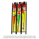 3pcs Fishing Bobber Line Kits Fishhook Buoy Fishing Float (Straight Type)