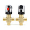 Brass Thermostatic Mixing Valve Water Temperature Control Valve for Hot Was