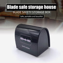 Blade Recycling Box Safety Barber Shop Shaving Razor Blade Storage Tin Case