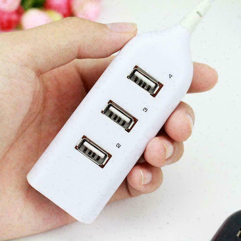 High Speed 4 Port USB HUB 2.0 Multi Splitter Expansion S0D4 PC NEU Laptops O9E2