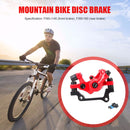 Bike Mechanic Disc Brake Caliper Brake Pad Rotors MTB Parts (Red Rear) Newly